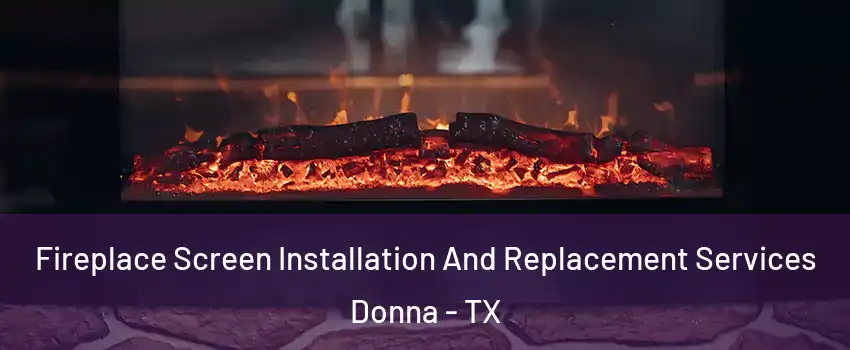 Fireplace Screen Installation And Replacement Services Donna - TX
