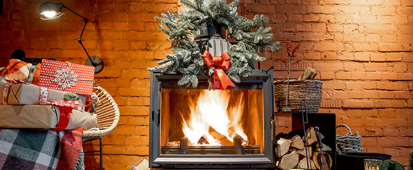 Travis Industries Linear Gas Fireplace Installation in New Port Richey, Florida