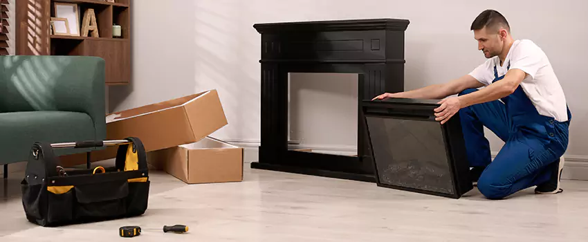 Old Rusted Metal Fireplace Repair And Replacement in New Port Richey, FL